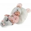Guca 957 NEUS - realistická panenka miminko se zvuky a měkkým látkovým tělem - 38 cm (13-957)