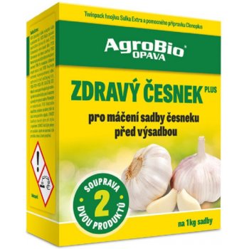 AgroBio Zdravý česnek Plus máčení sadby 10 g + 50 ml