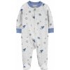 CARTER'S Overal na zips Sleep&Play Gray Planet chlapec 6m/ veľ. 68