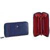 Dámská peněženka BHPC Piping long zip BH-1572-05 modrá