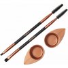 RefectoCil Cosmetic Brush Browista Toolkit štetček pre aplikáciu farby na obočie + štetček na presnú prácu s farbou na obočie + aplikačné misky 2 ks