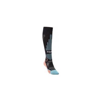 Bridgedale Ski Lightweight Women's black/coral S ponožky