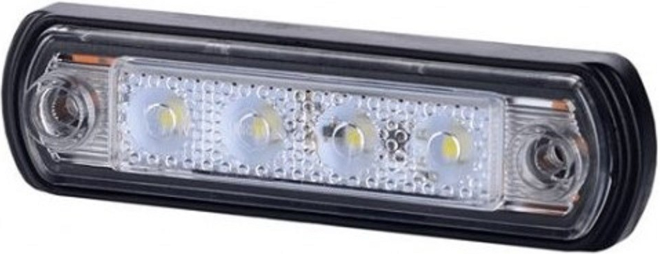 KAMAR LED bočné obrysové svetlo, BIELE, LD676, 0,5W/1W, 12/24V [L1675]