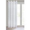 EUROFIRANY ZÁCLONA NA KRÚŽKOCH ELSI 140X250 CM BIELA