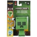 Mattel Minecraft Flippin Figure Creeper + Charged Creeper