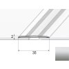 Effector Prechodový profil A08 STRIEBRO 2,7m samolepiaci - kus