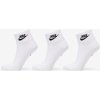 Ponožky Nike Sportswear Everyday Essential Ankle Socks 3-Pack White/ Black M M