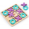 Drevená hra Piškvorky Tic Tac Toe Game Eichhorn 11 dielov