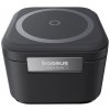 Bezdrôtová nabíjačka BASEUS PicoGo Qi2 / comp. MagSafe + zabudovaný kábel USB-C - 67 W - čierna