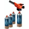 Plynový horák + 4 kartuše KP18004-S