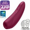 Stimulátor klitorisu SATISFYER CURVY 1+ vínový