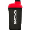 Survival Šejker - 600 ml (čierno-červený)