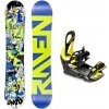 Raven Bang junior mini detský snowboard + Raven S230 lime viazanie - 115 cm + M/L (EU 41-47)