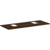 Hansgrohe Xelu Q doska 136 x 55 x 1,6 cm tmavý orech 54125630