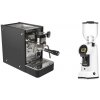 Stone Espresso Lite Black + Eureka Helios 75, white