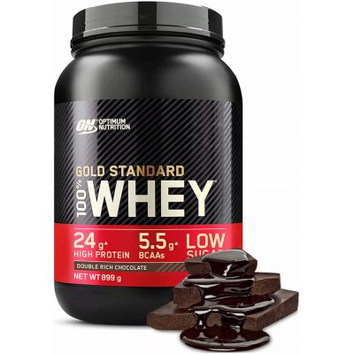 100% Whey Gold Standard, Optimum Nutrition, 896 g, chuť čokolády