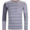Pánske Merino tričko 185 Rock'n'Wool Long Sleeve Ortovox Grey Blend veľkosti oblečenia M