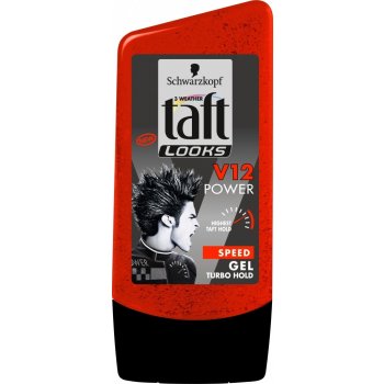 Taft V12 Power Speed Turbo fixačný gél na vlasy 150 ml