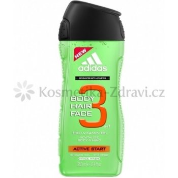 Adidas 3 Active Start Men sprchový gél 400 ml