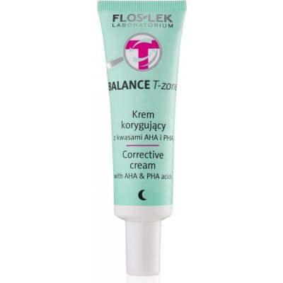 FlosLek Laboratorium Balance T-Zone nočný korekčný krém pre zmiešanú pleť 50 ml