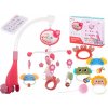 Interaktívny kolotoč nad postieľku s diaľkovým ovládačom Inlea4Fun NURSERY TOYS - ružový