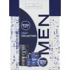 Nivea Men Lotion Deep Voda po holení 100 ml, Men krém 75 ml, Guľôčkový AP 50 ml, Sprchový gél Deep 250 ml Darčekové balenie