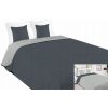 Euromat přehoz na postel šedej strieborná 220 x 240 cm