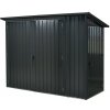 Floraworld Multifunkčný plechový prístrešok 3v1, antracitová, 243 x 112 x 176 cm