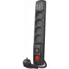 Acar Napájecí proužek F4 USB A+C 3m 4x 230V PD3.0 QC černý