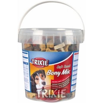 Trixie Soft Snack Bony MIX hovädzie, jahňacie, losos, kura 500g