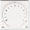 Termostat univerzálny s otočným nastavením teploty, perleťová / ľadová biela, ABB Levit 3292H-A10101 68