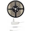 Solight LED světelný pás s testrem, 5m, sada s 12V adaptérem, 4,8W/m, IP20, studená bílá WM50-20T