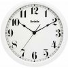 Garsaco Vintage Veľké nástenné hodiny s veľkými číslami 33 cm, biele