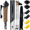 Trekingové palice NS-383, 143 cm, čierne | Neo-Sport