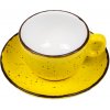 IRIS DOTS žltá šálka s podšálkou Veľkosť: 17cl na CAPPUCCINO
