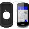 SET pre GARMIN EDGE 1040 1x puzdro Silikónové puzdro čierne + TVRDENÉ SKLO