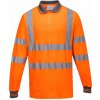 Portwest S271 Reflexná polokošeľa s dlhým rukávom oranžová XL