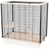 INTERZOO FRODO + WOOD EKO Klietka pre hlodavce 78 cm béžová