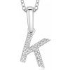 SOFIA DIAMONDS zlatý prívesok písmeno K PAC322-K
