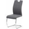Autronic DCL-405 GREY2 jedálenská stolička sedák látka šedá/podnož chróm