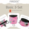 Firedog Basic 3-Set Pastel Hearts