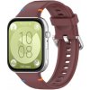 PROTEMIO 111000 WAVY Silikónový remienok pre Huawei Watch Fit 4 / Fit 4 Pro bordový