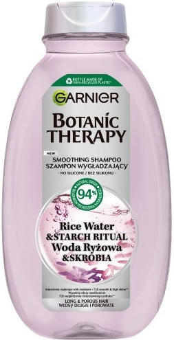 Garnier Botanic Therapy uhladzujúci šampón pre dlhé a porézne vlasy Ryžová voda a škrob 400 ml
