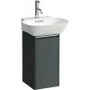 Laufen Spodná skrinka pod umývadlo 27,7 cm, závesy vľavo, sivá prevádzka H4030111102661