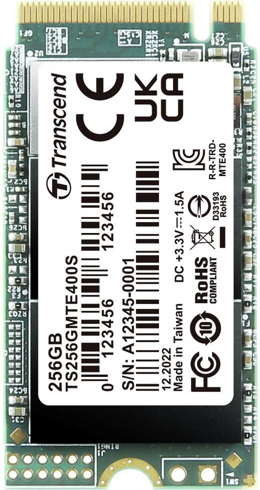 Transcend MTS400S 256GB, TS256GMTE400S