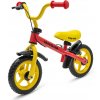 BABY MIX Detský balančný bicykel s brzdou Traveller Baby Mix Červené