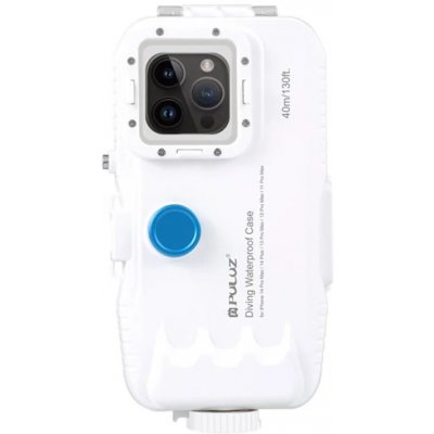 Puluz Plastic waterproof phone Case iPhone 14 Plus/Pro Max/13 Pro Max/12 Pro Max/11 Pro Max white