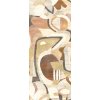Hnedo-béžová grafická vliesová fototapeta, DG3WAR1012, Wall Designs III, Khroma by Masureel , 1,27 x 3 m