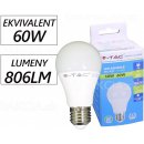 V-TAC LED žiarovka E27 teplá biela 10W