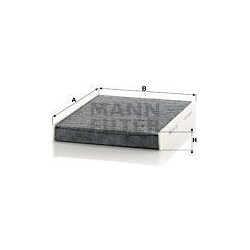 Filter vnútorného priestoru MANN-FILTER CUK 2450